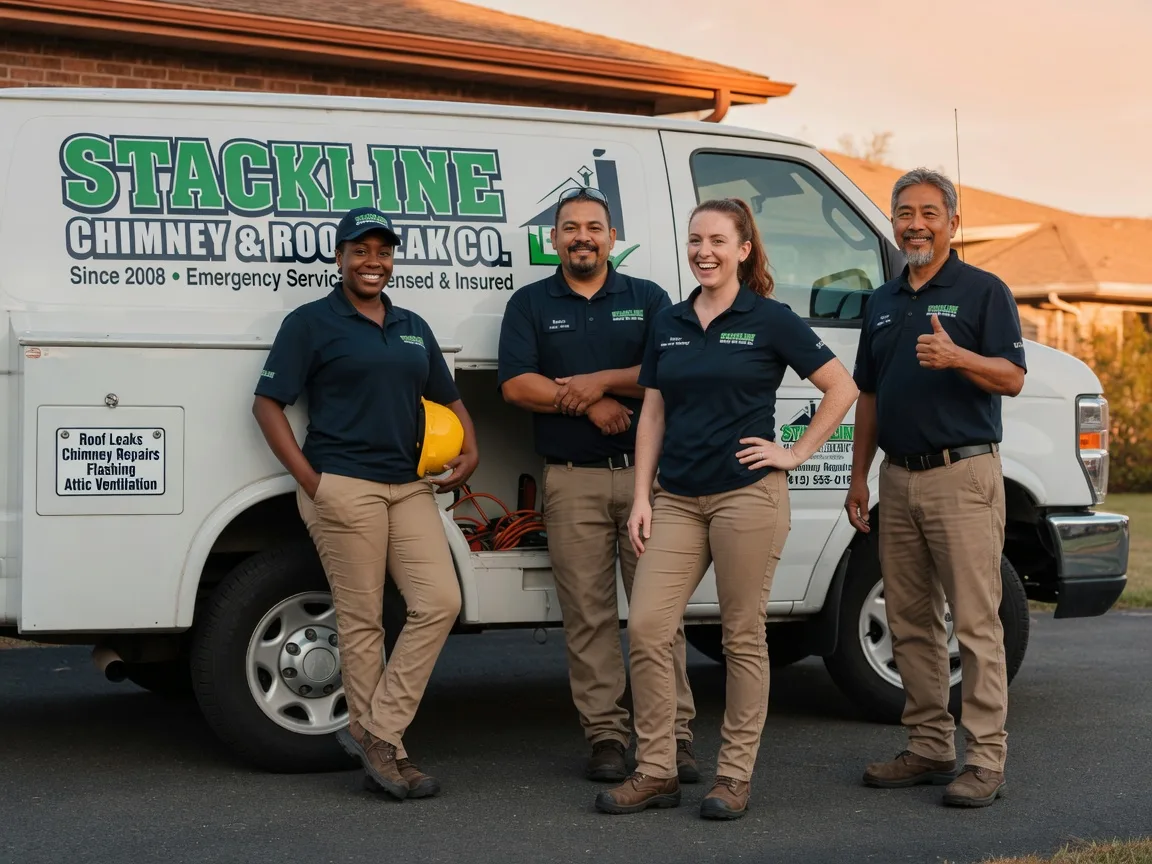 Chimney flashing repair company in Lowell, NC